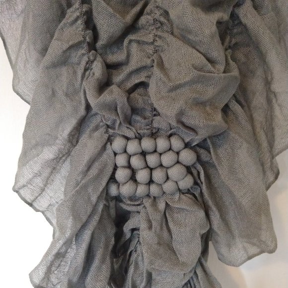 Anthropologie Scarf with Pom-Pom Details - Picture 3 of 5